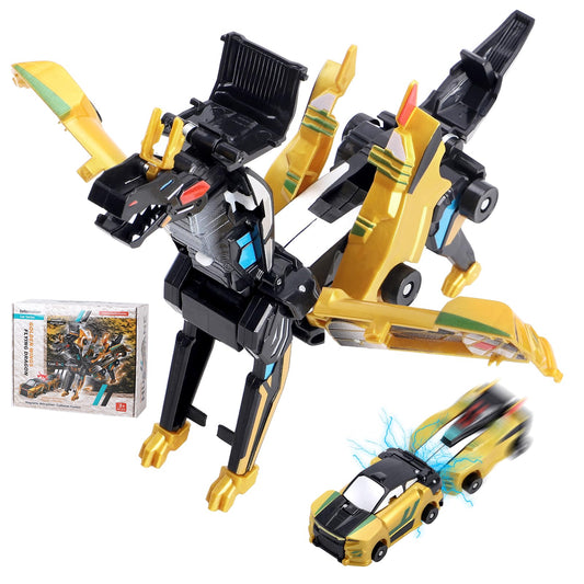 Lavekywasa car transforming toy front view shows durable ABS for imaginative play