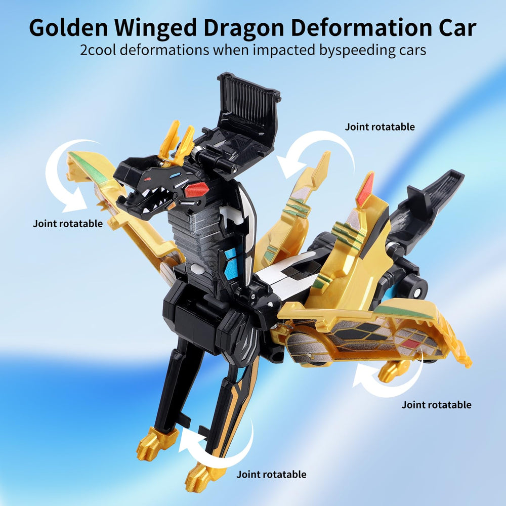Lavekywasa car transforming toy size reference shows compact vs transformed form