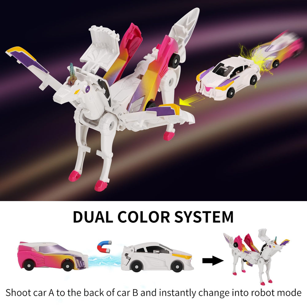 Lavekywasa unicorn robot car playset ready for imaginative adventures