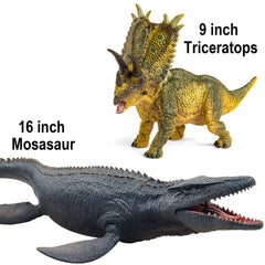 Lavesom Velociraptor figure supports interactive pretend games