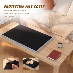 Lavievert 1000-piece puzzle board provides a large 76 by 51 cm work area.