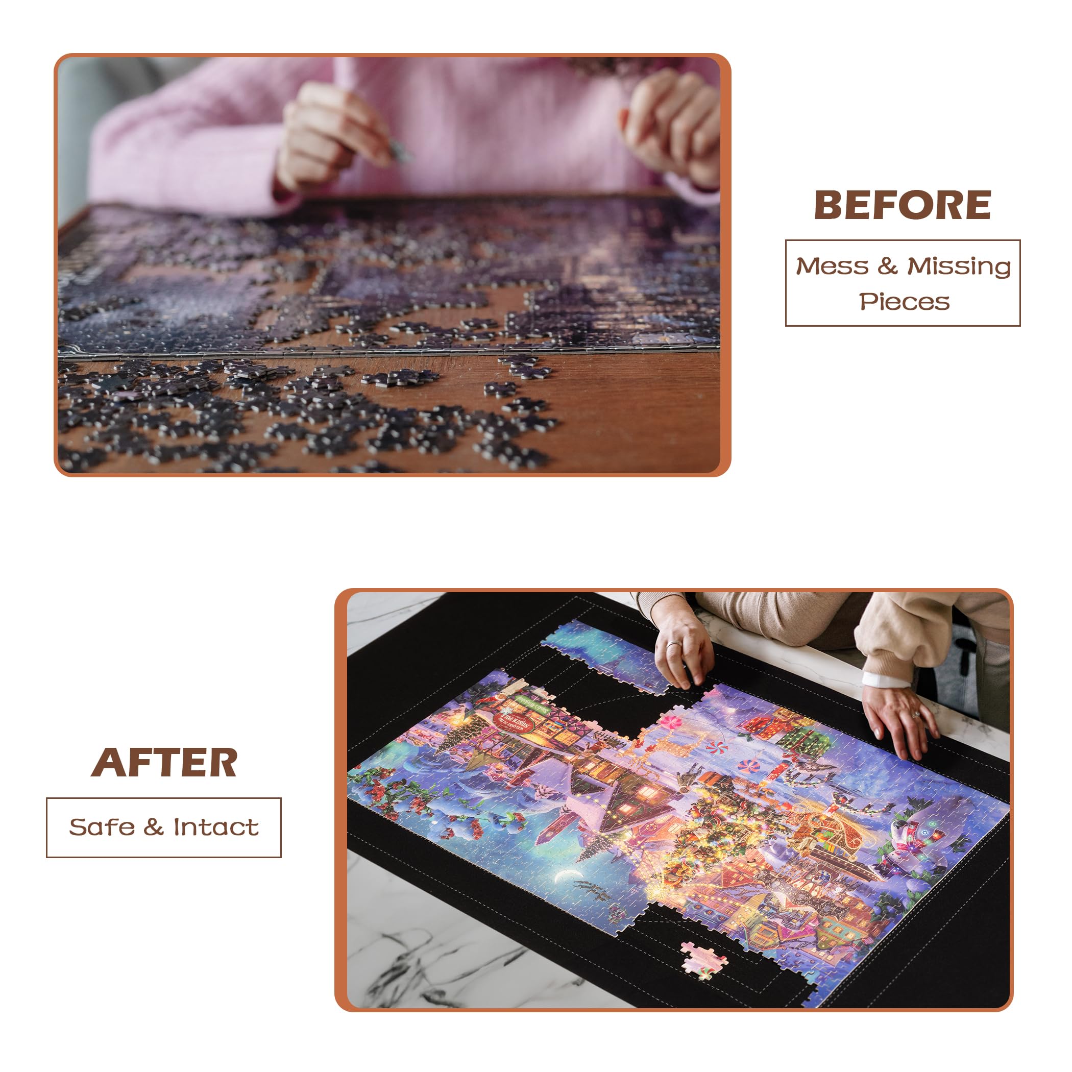 Elastic bands secure ends when rolling Lavievert mat