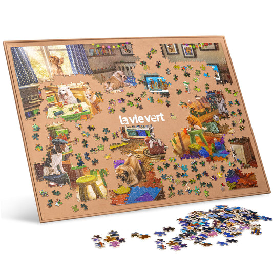 Lavievert jigsaw board portable design ideal for on-the-go puzzle sessions
