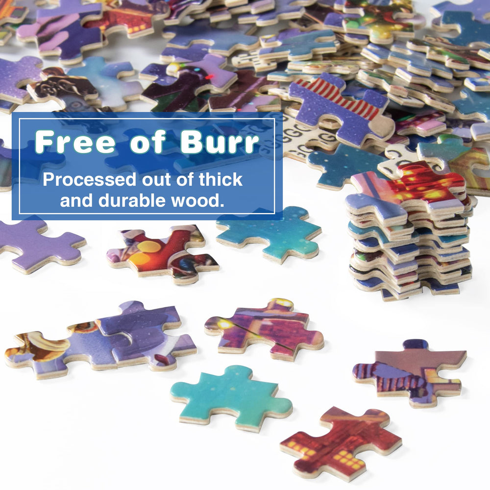 Lavievert wooden puzzle featuring Milu deer for engaging storytelling moments.