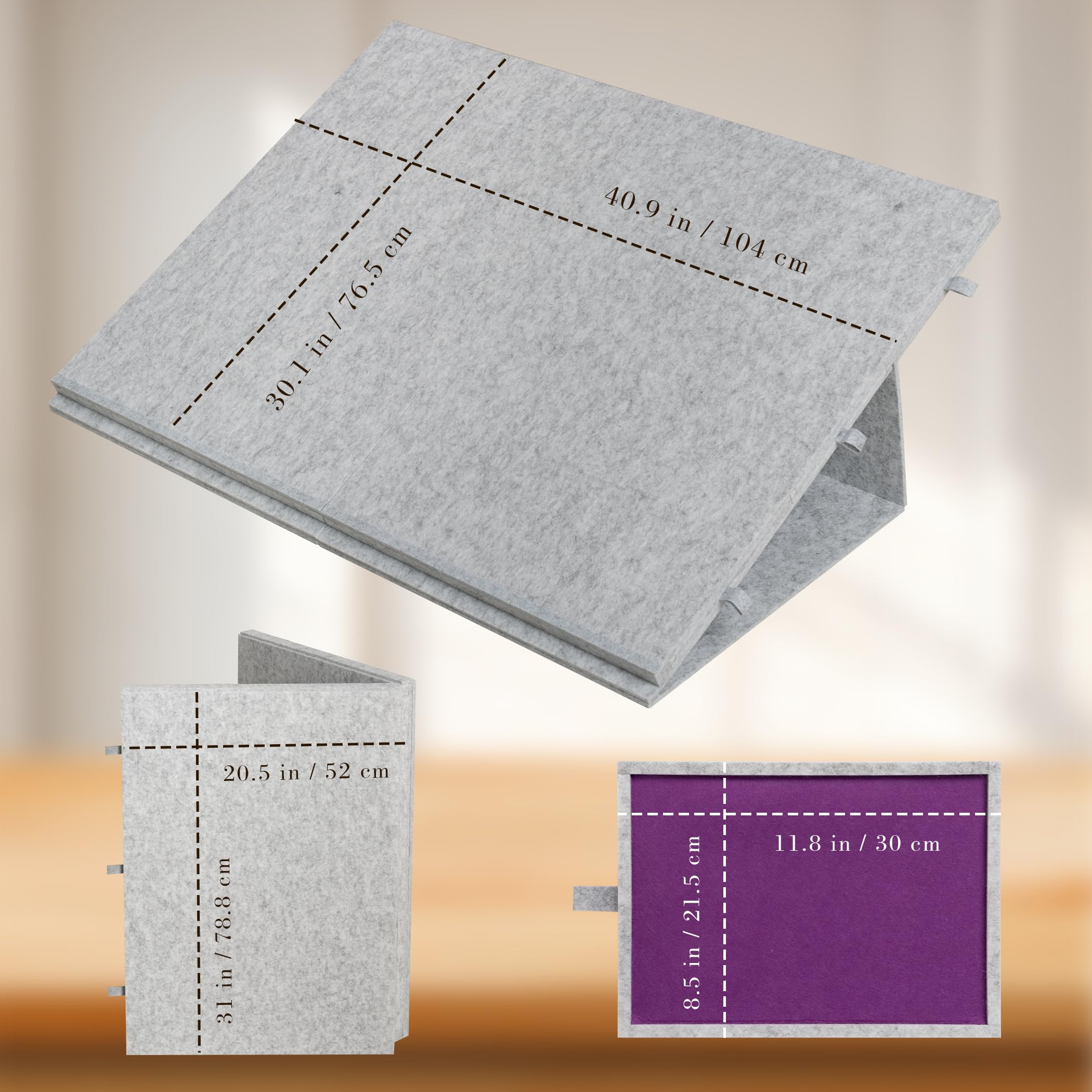 Lavievert portable puzzle board designed for easy handling and mobility.