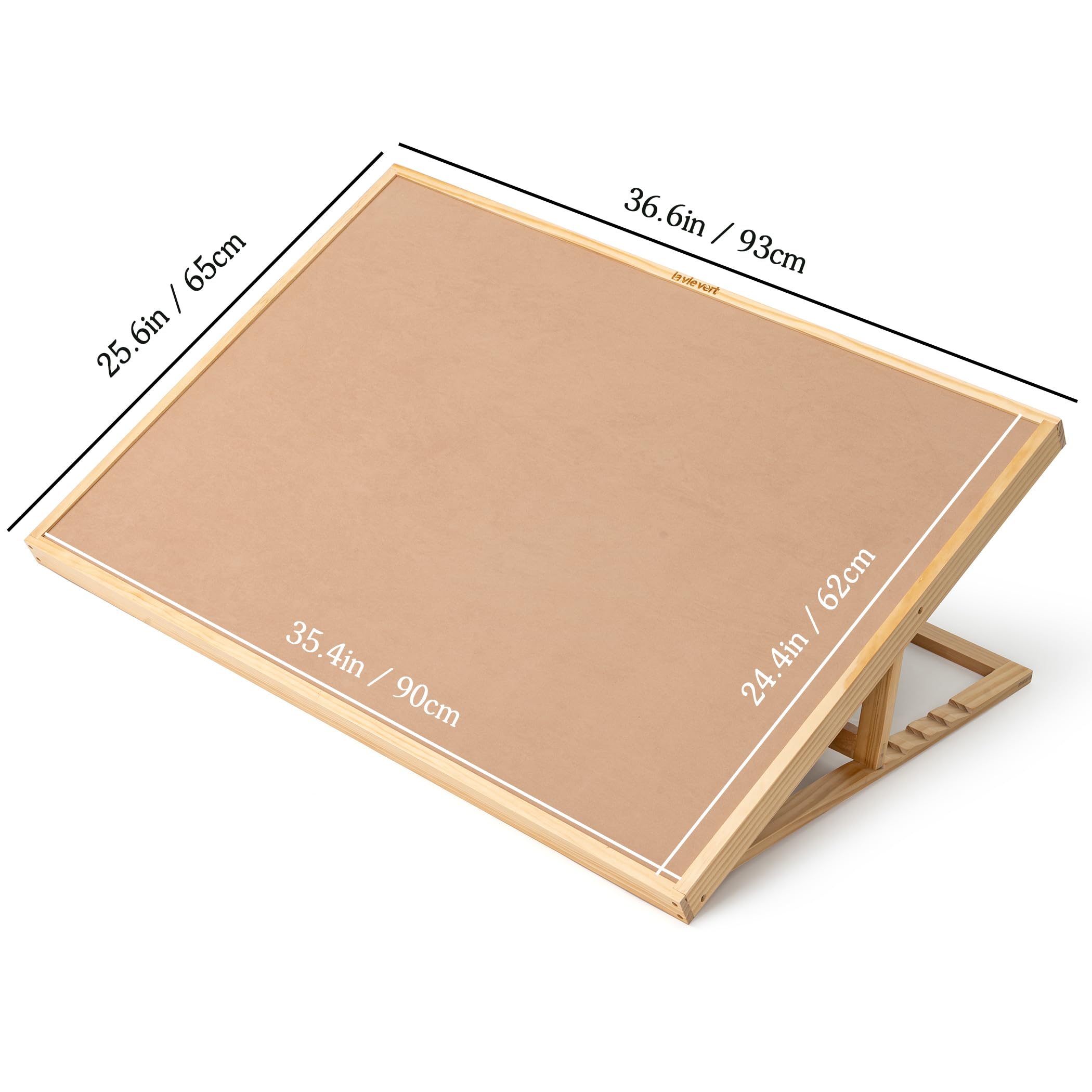 Lavievert puzzle board top layer made of soft flannel to reduce slipping