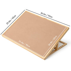 Lavievert puzzle board top layer made of soft flannel to reduce slipping