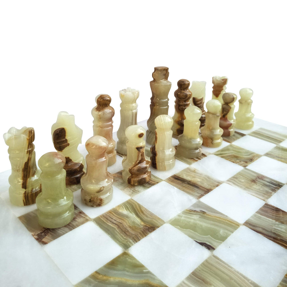 LAVISH CHESS SETS weighty marble board supports stable gameplay during family evenings.