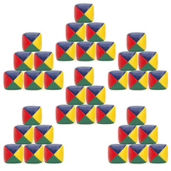 Lawei 36-pack juggling balls for beginners with soft feel and easy grip for practice.