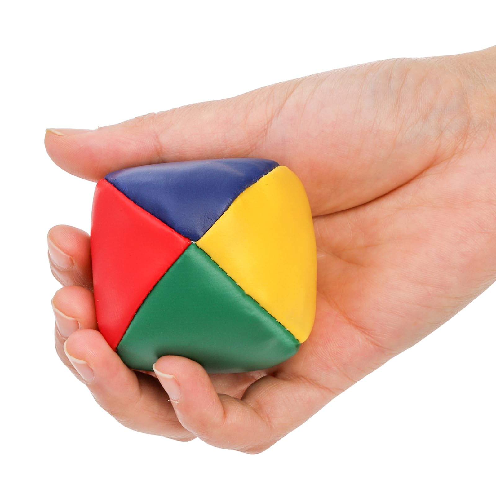 Lawei sturdy stitching PU juggling balls resist wear for longer sessions.