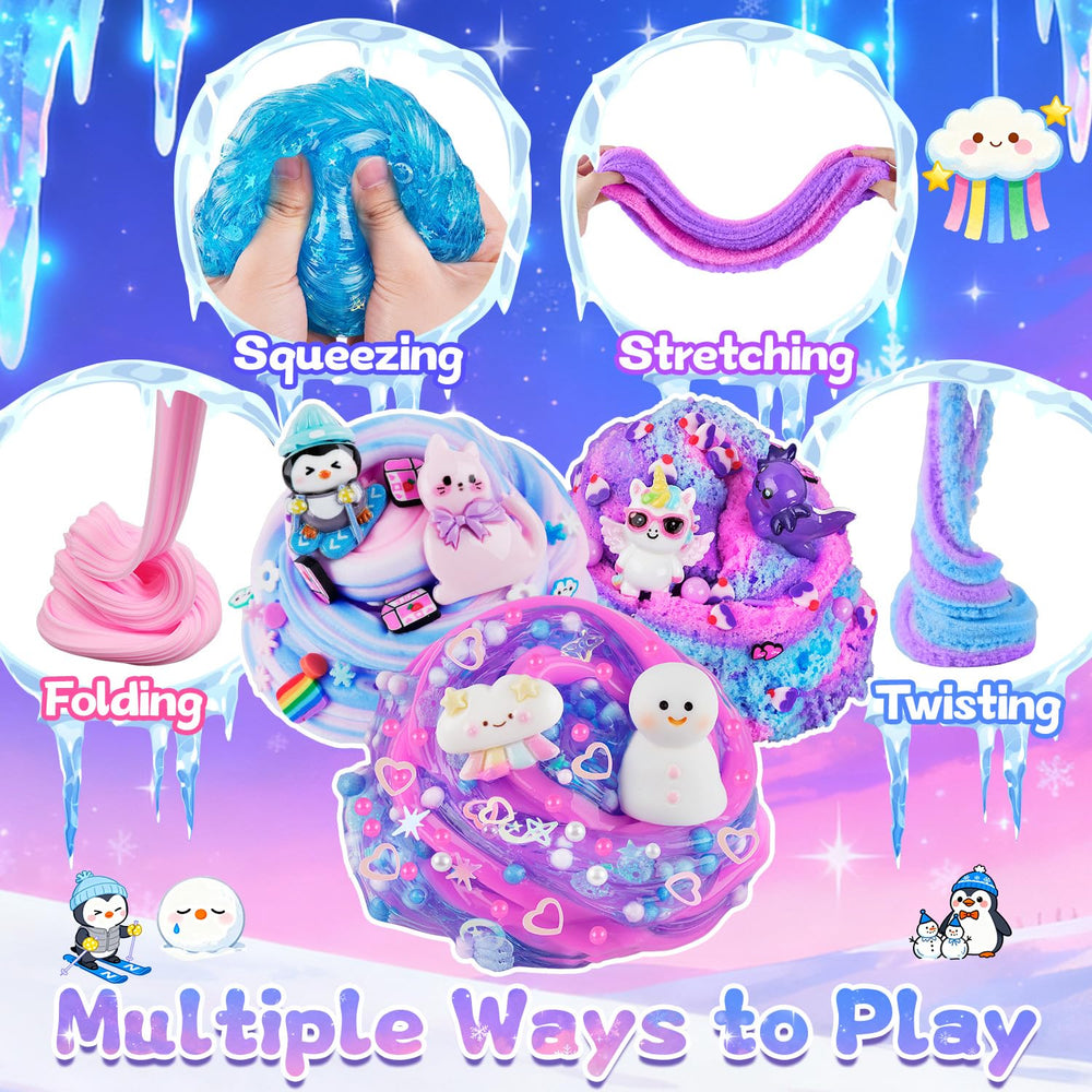LAWOHO Animal Wonderland set includes 21 slime additions and charms