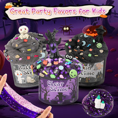 LAWOHO black cloud slime pack provides dramatic contrast and satisfying stretches.