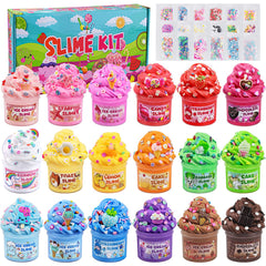 LAWOHO butter slime kit colors for vibrant, mixable play