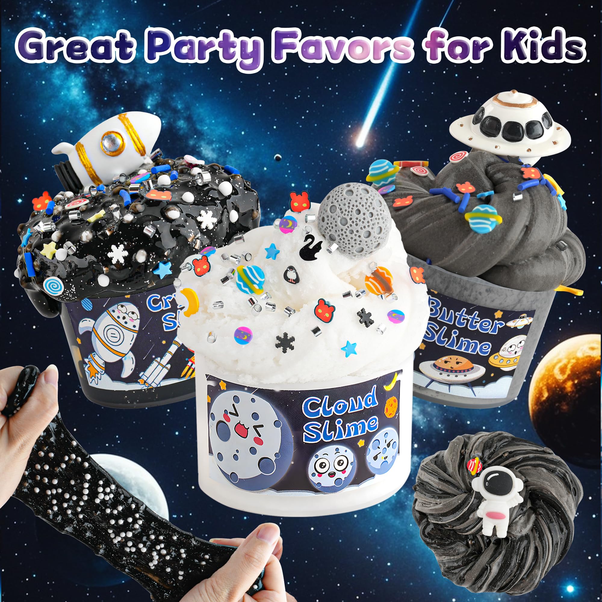 LAWOHO Galaxy Astronaut Charms kit adds charms for space-themed creations.