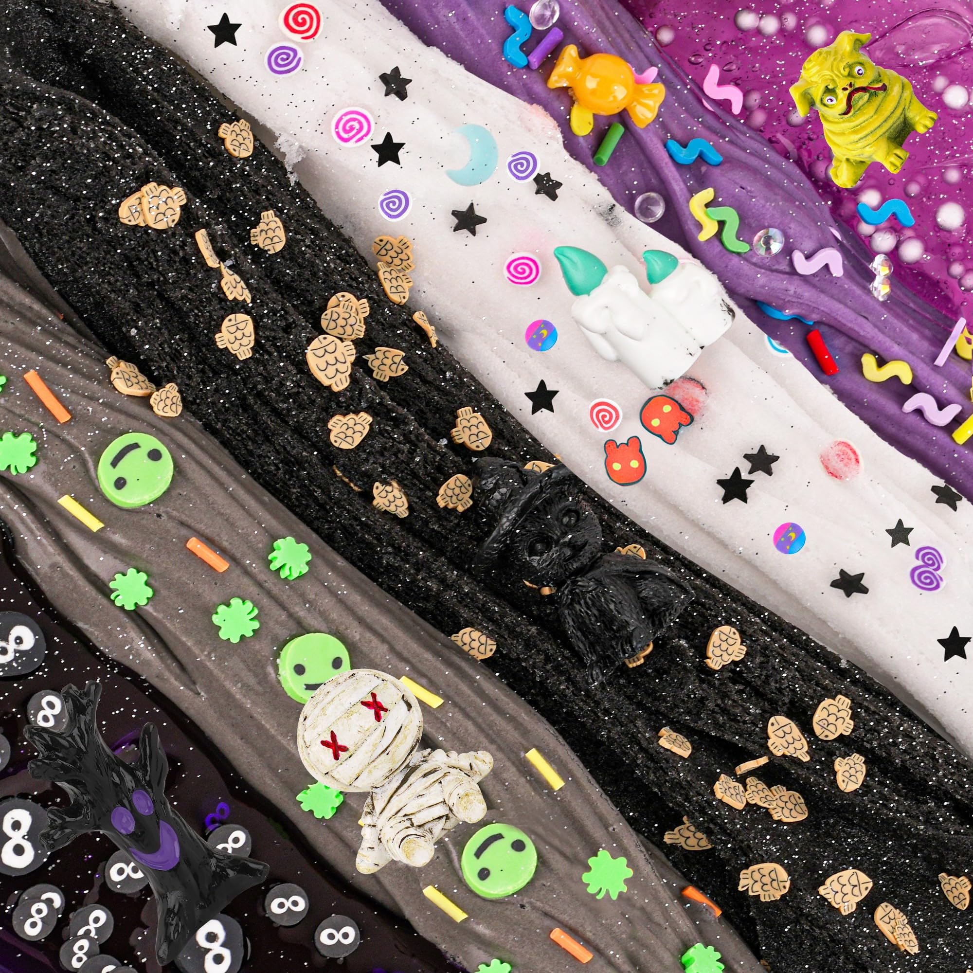 LAWOHO halloween slime add-ins-pack adds texture variety for imaginative crafts.