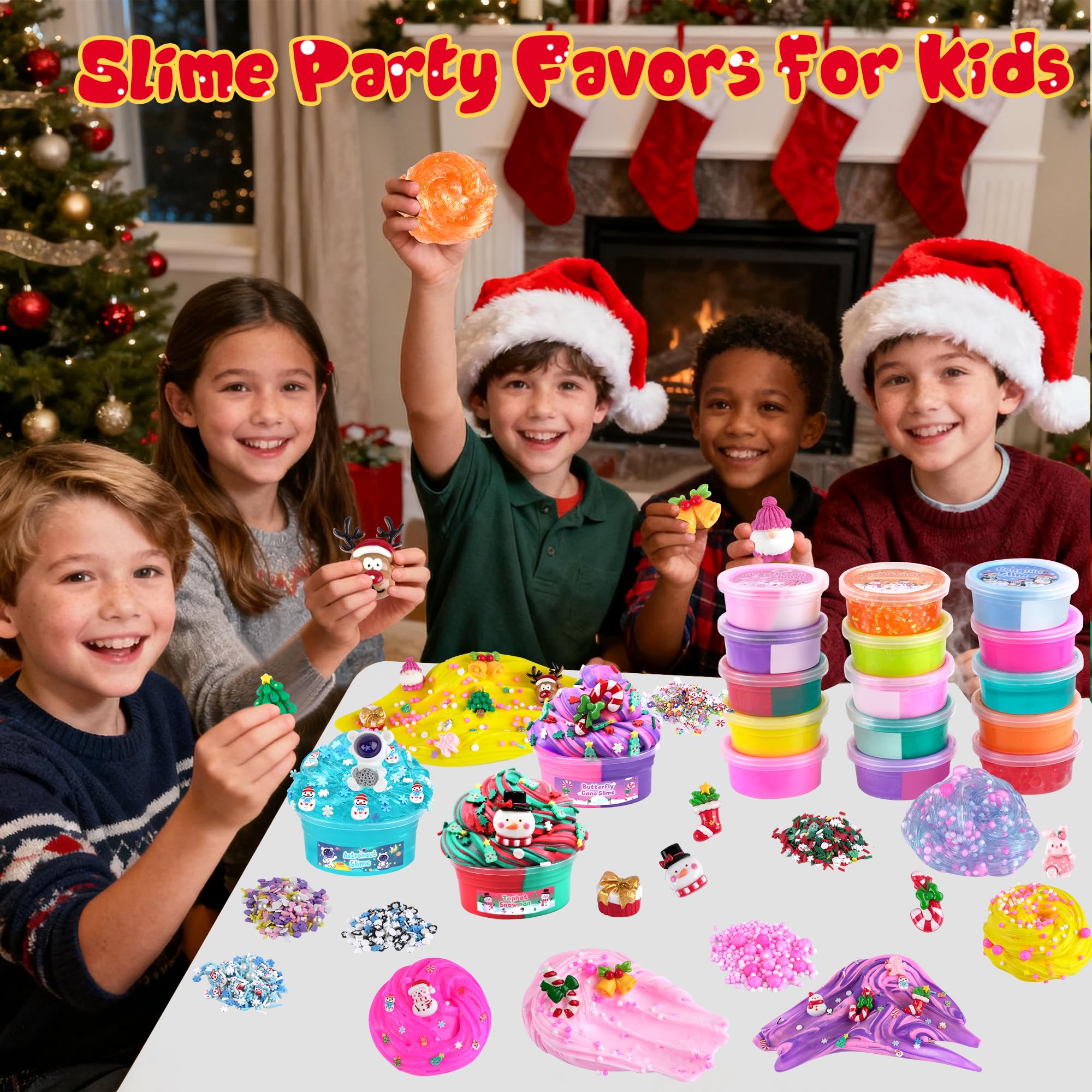 LAWOHO mess-free slime close-up shows smooth feel and stretchable fun.