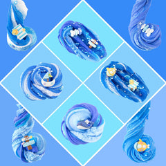 LAWOHO ocean-themed slime set ideal for party favors and gift bags.