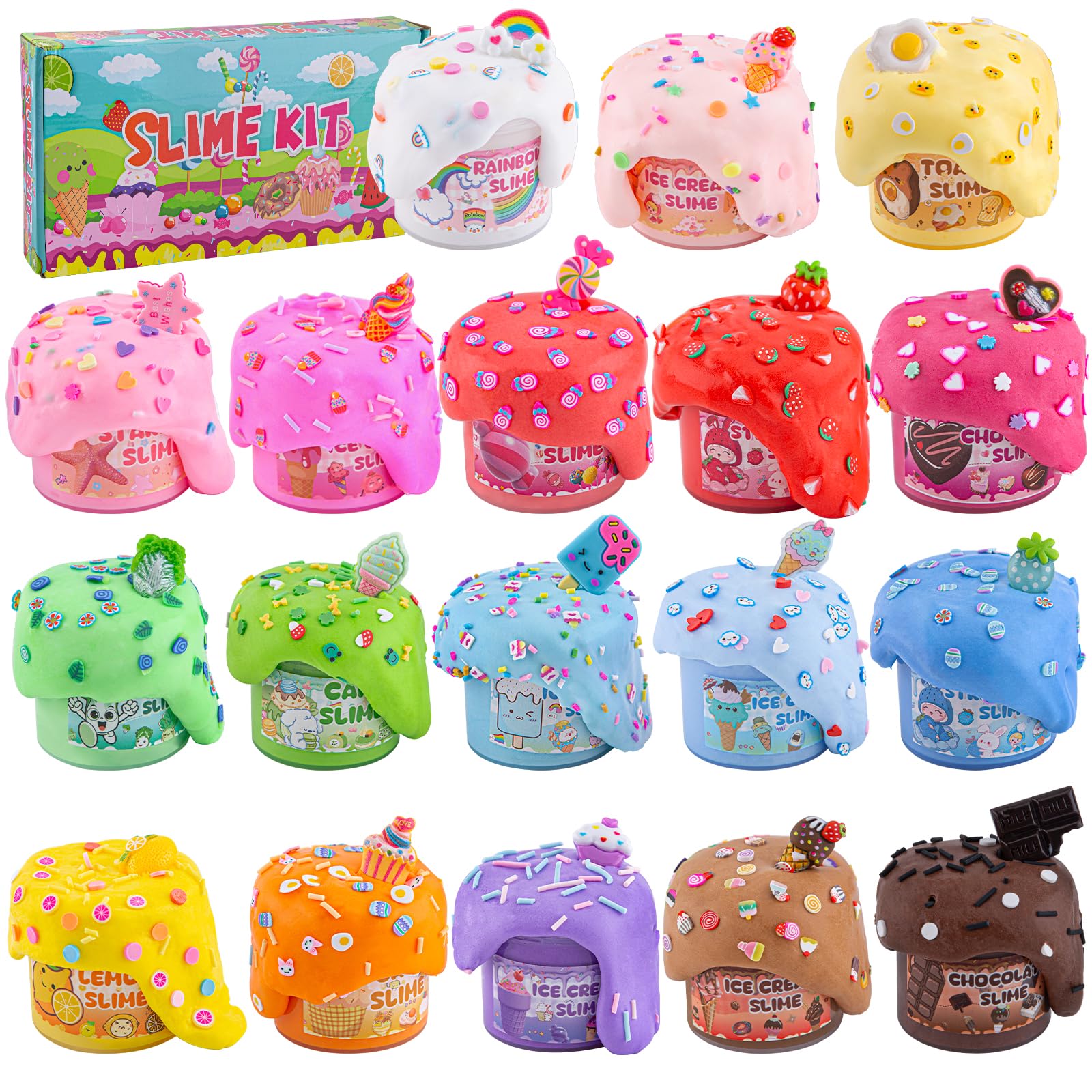 LAWOHO gift-ready slime kit for birthdays and rewards