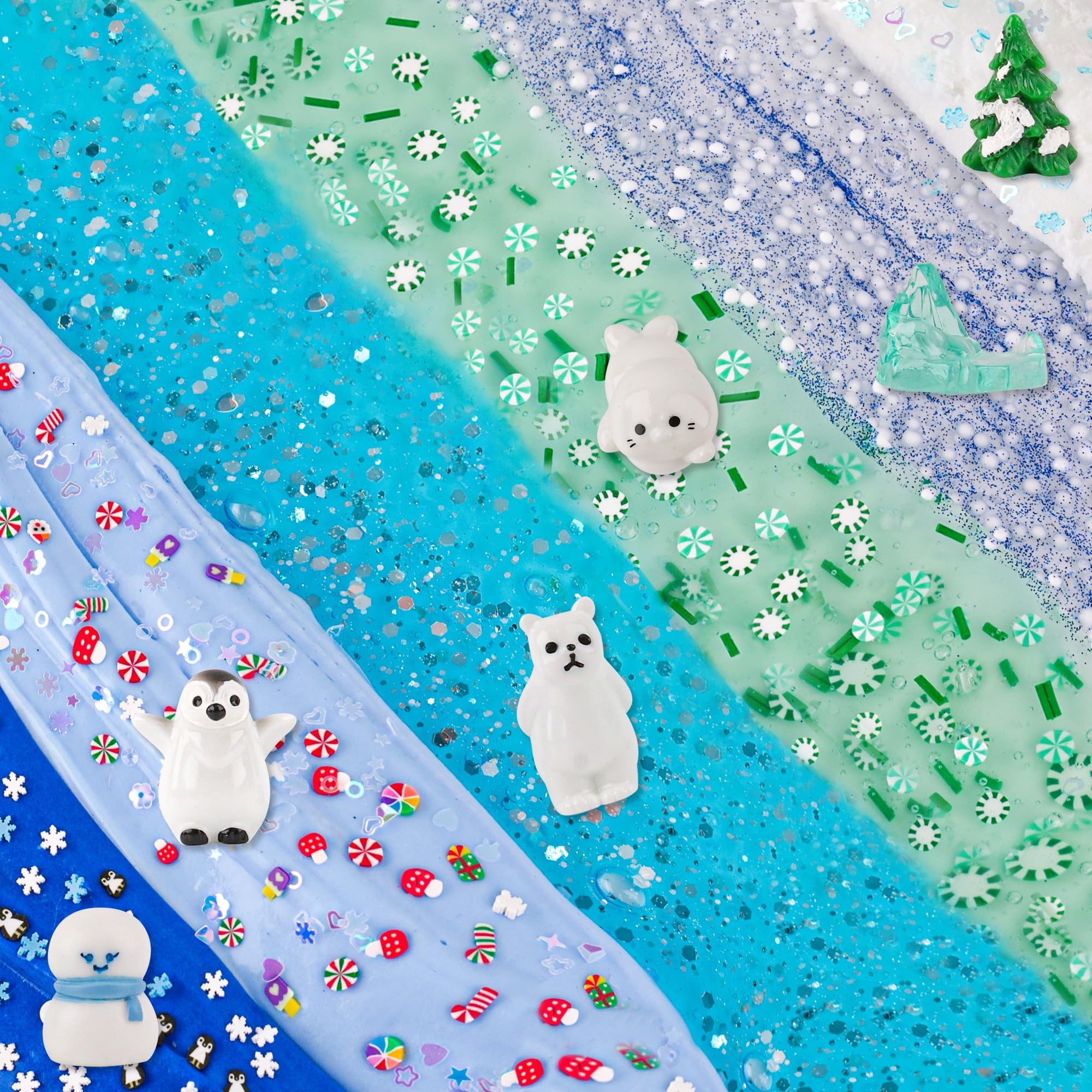 Lawoho Snow Slime Kit cloud slime features fluffy texture resembling snowflakes.