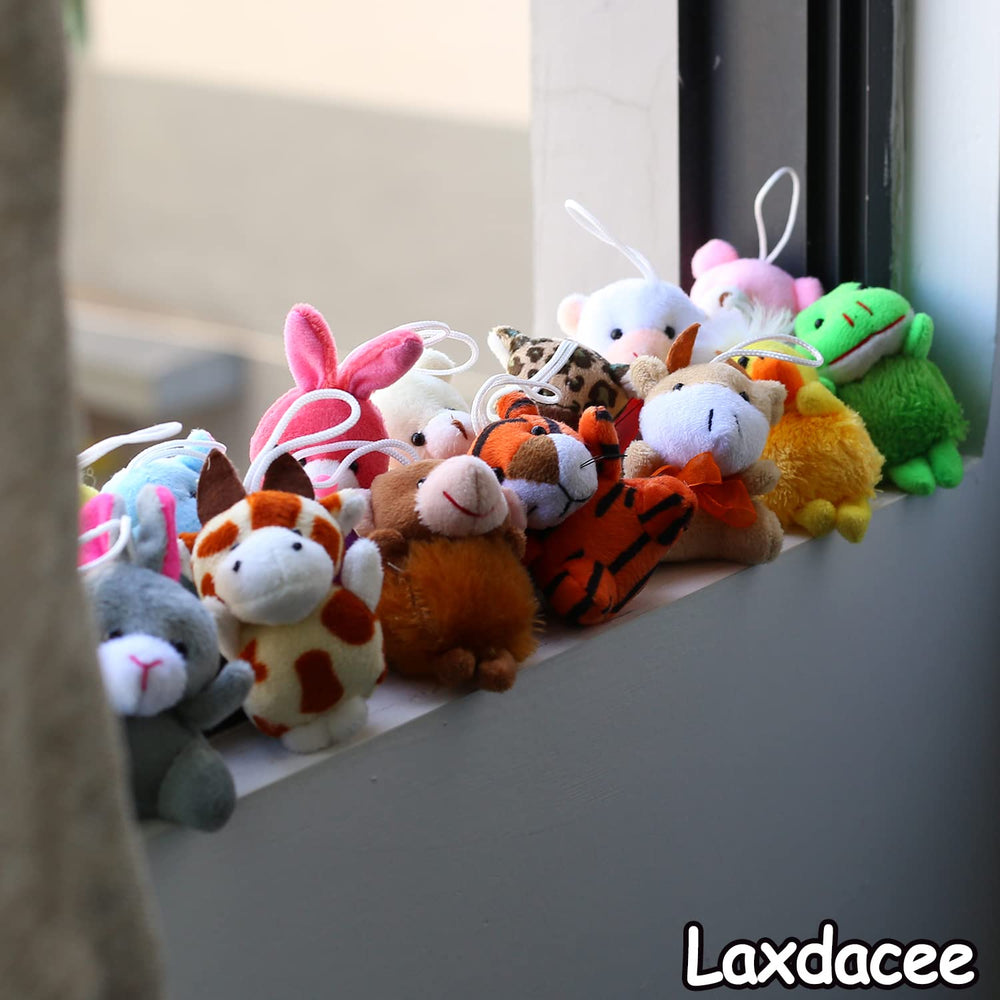 Laxdacee birthday party favors display, adds color and charm to goody bags.