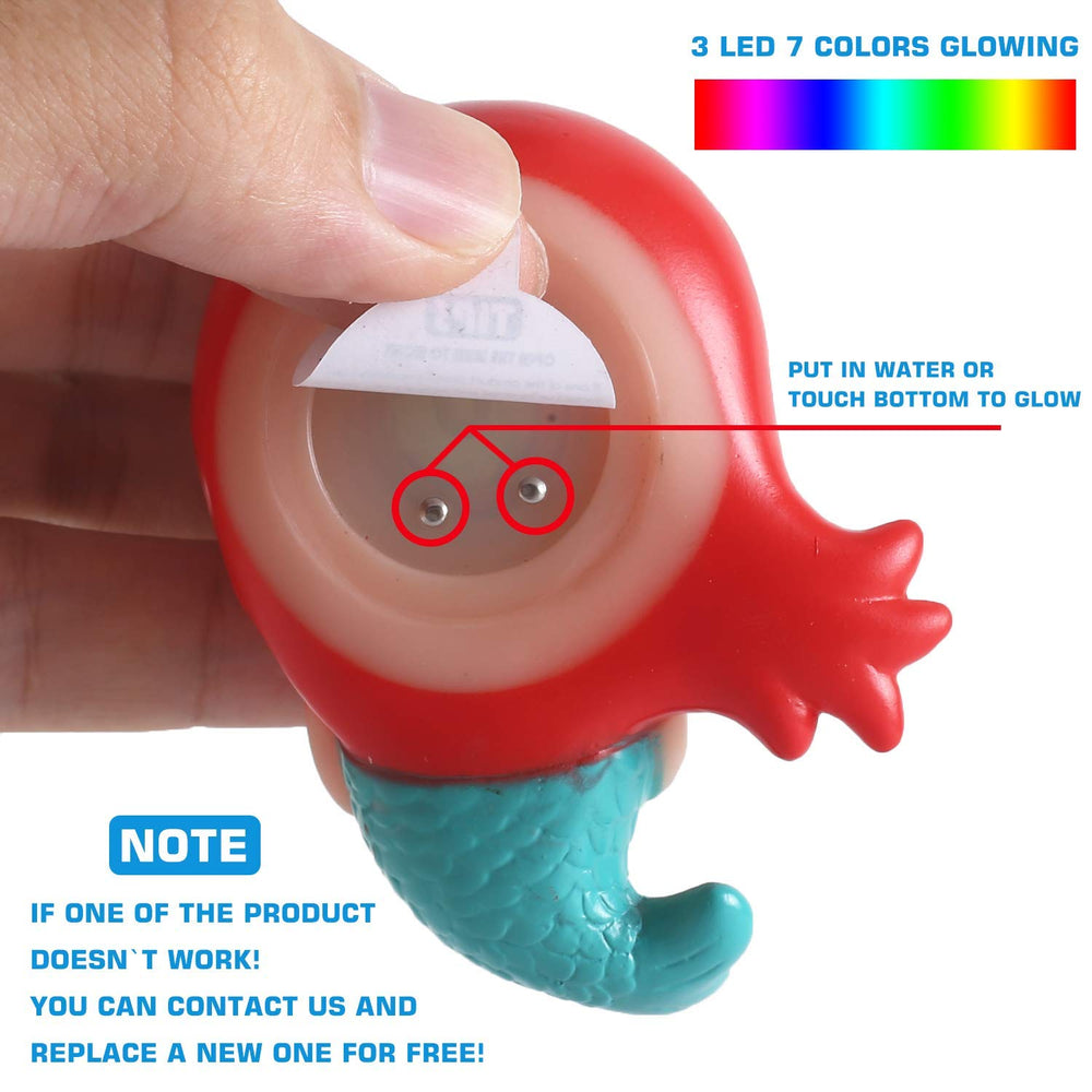Laxdacee No Hole Bath Toy crab shines in water for curious hands