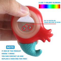 Laxdacee No Hole Bath Toy crab shines in water for curious hands