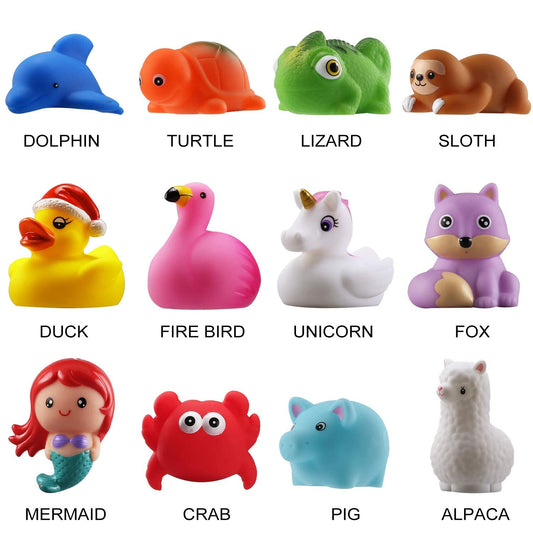 Laxdacee No Hole Bath Toy swan glows for pool fun