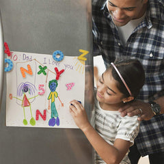 Laxdacee numbers and symbols magnets support basic math and counting practice.
