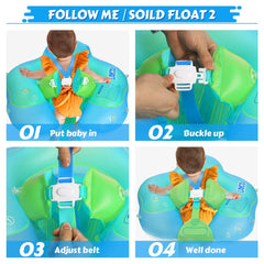 LAYCOL blue baby float ideal for pool, tub, or beach time.