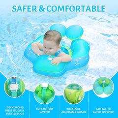 LAYCOL baby float inflation pump included for quick, easy setup.