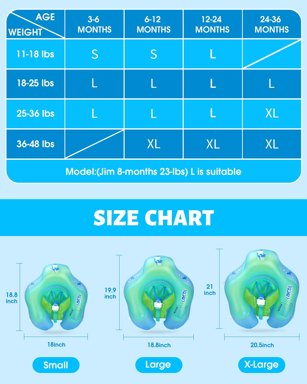 LAYCOL backstroke option promotes safe, varied movements in a stable ring.