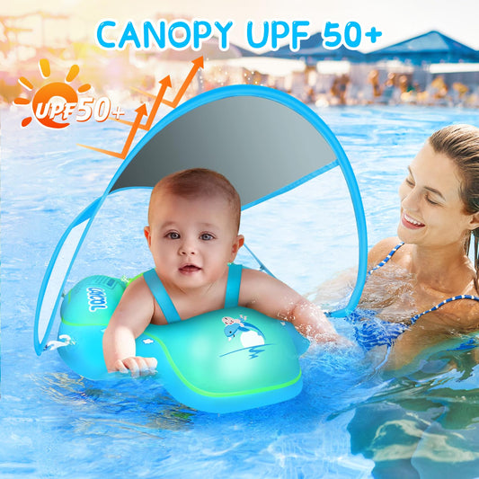 LAYCOL float features raised front design to help baby stay centered.