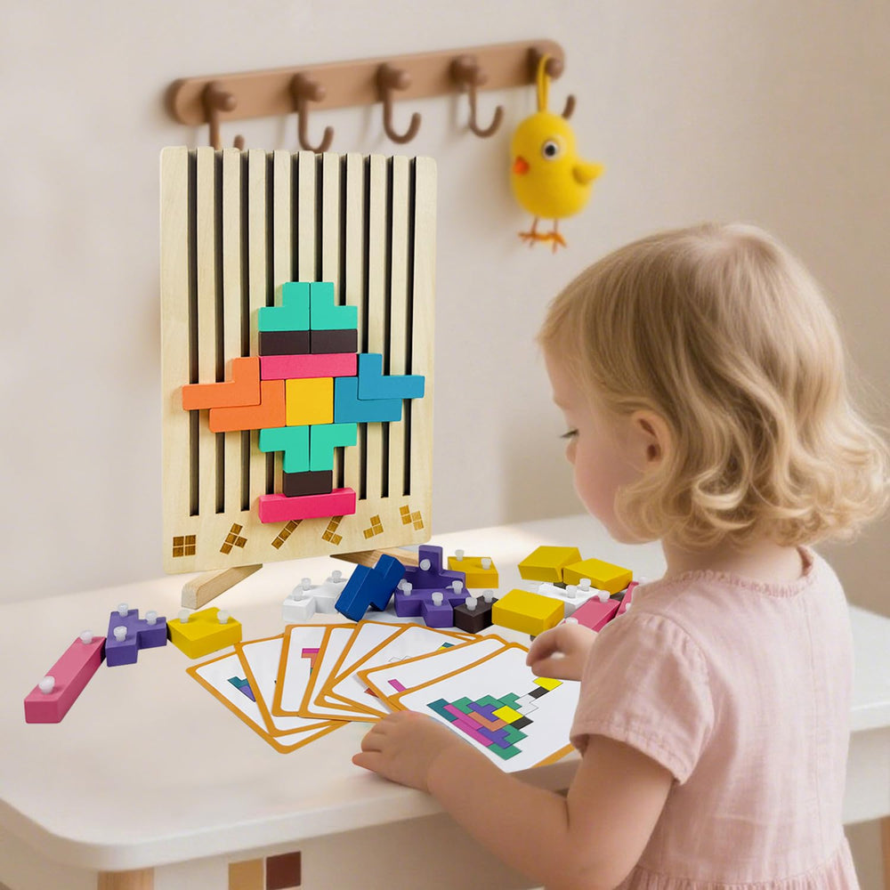 Laynertoys Linden wood blocks with smooth, safe finish.