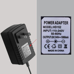 LAZORA 24V Charger LED indicators show charging status clearly