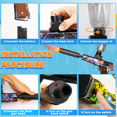 LAZZAROU modular battery install guide for quick setup.