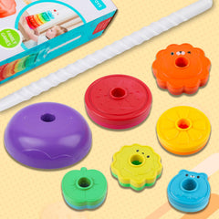 LBAIBB fruit and animal shapes disc collection promotes imaginative play