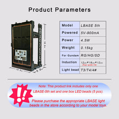LBASE no model included in the box for customizable builds.