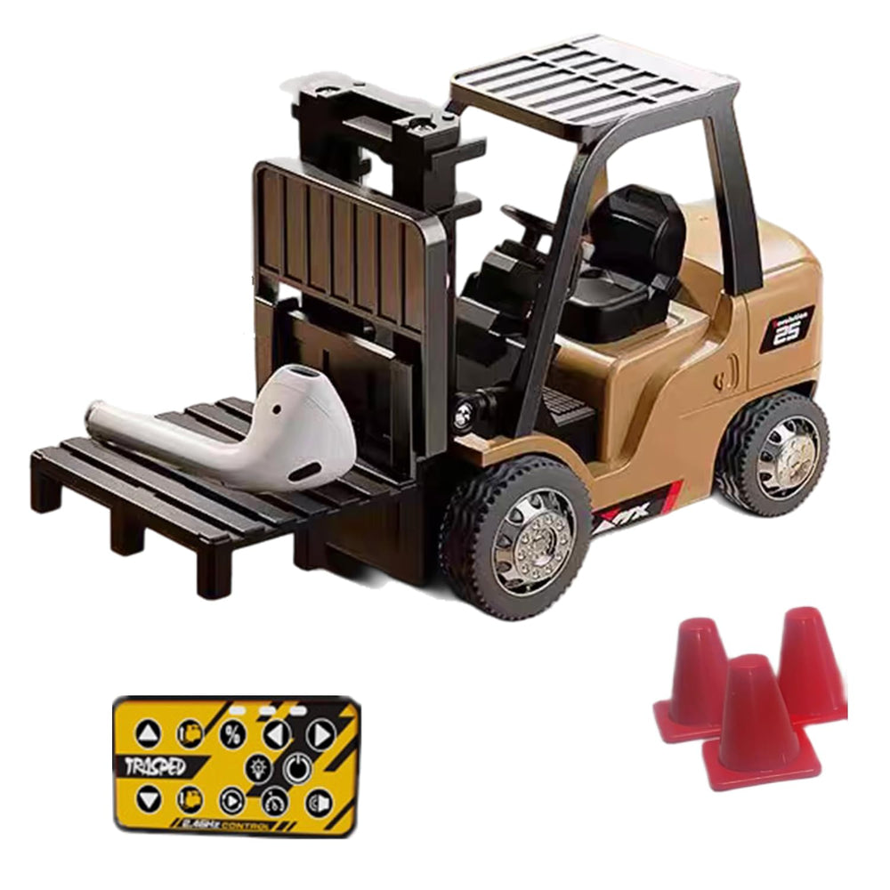LBKR Tech RC forklift with alloy shell for a realistic look.