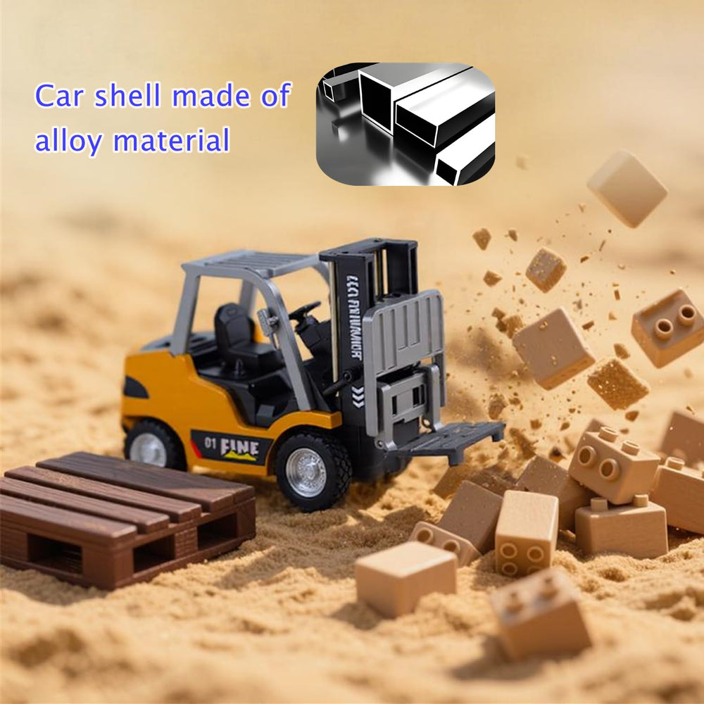 LBKR Tech RC forklift ready-to-run kit with included battery.
