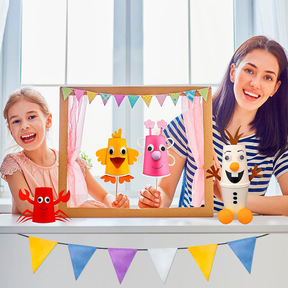 LC Crafts paper cup craft kit cow: sturdy components for durable art time.