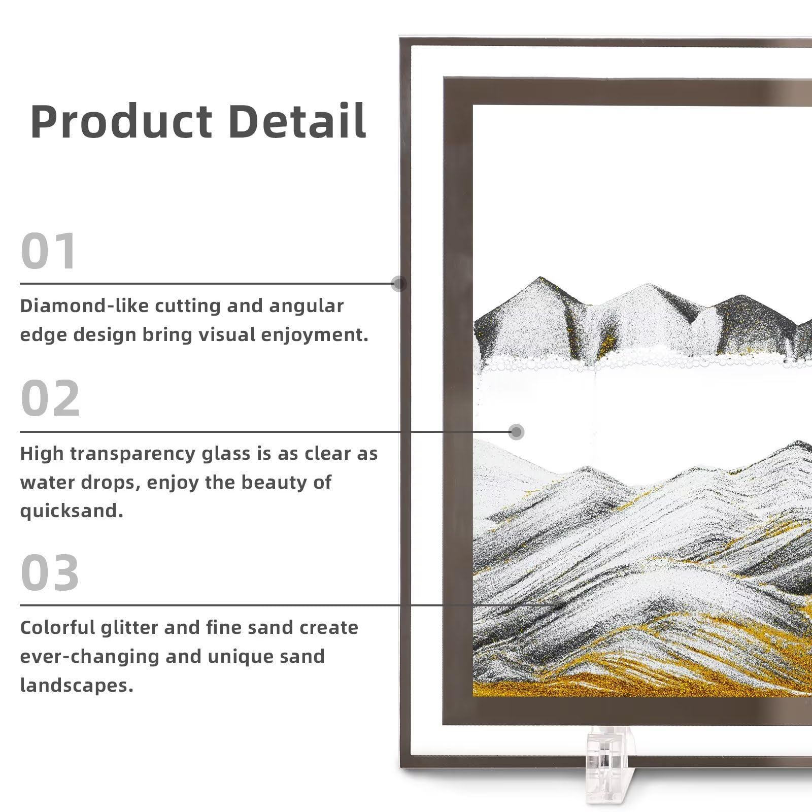 LCDOCLAK Color Sand Palette creates vivid, layered visuals with each flip.