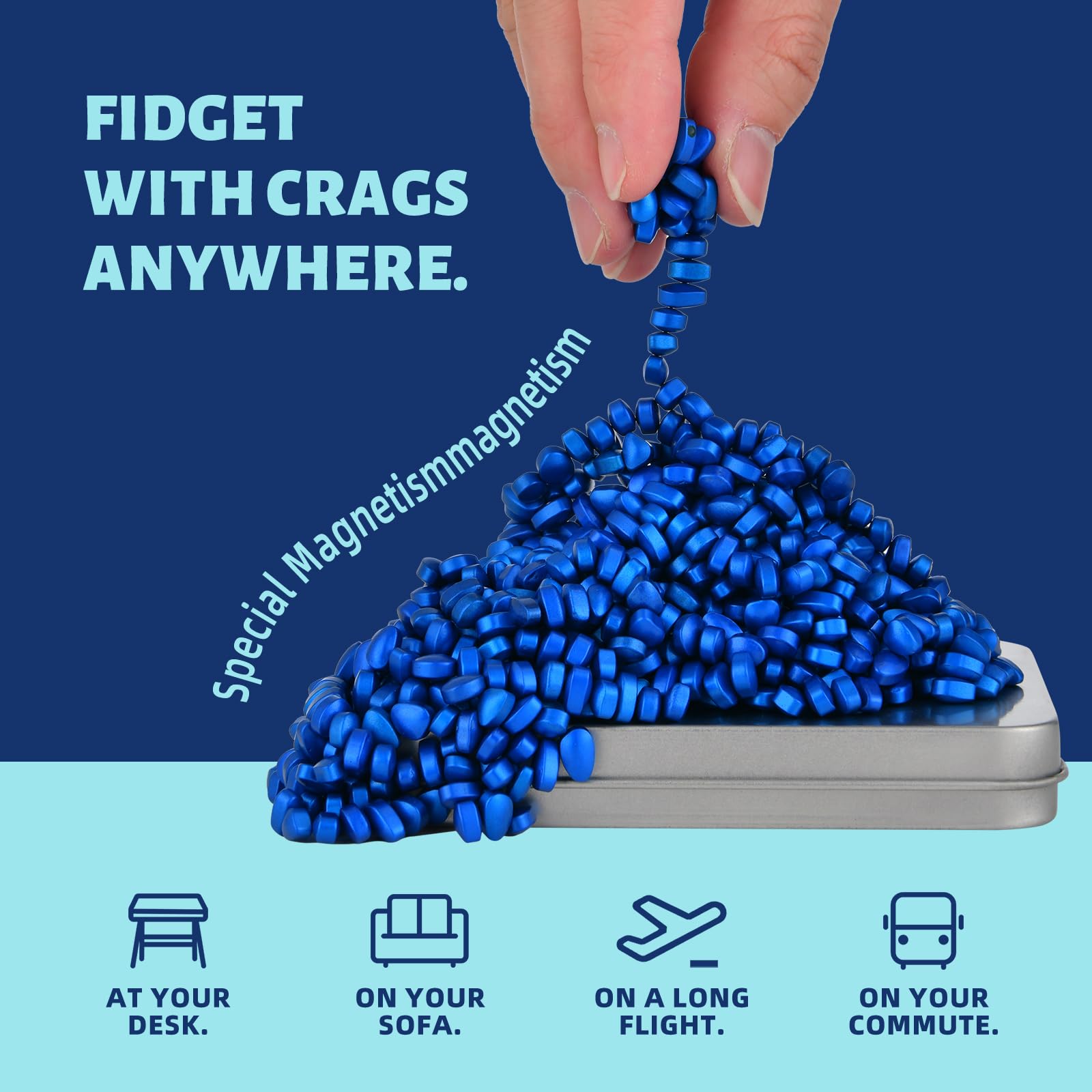 LCVUUK Ferrite pebbles enabling intricate shapes without heavy effort.