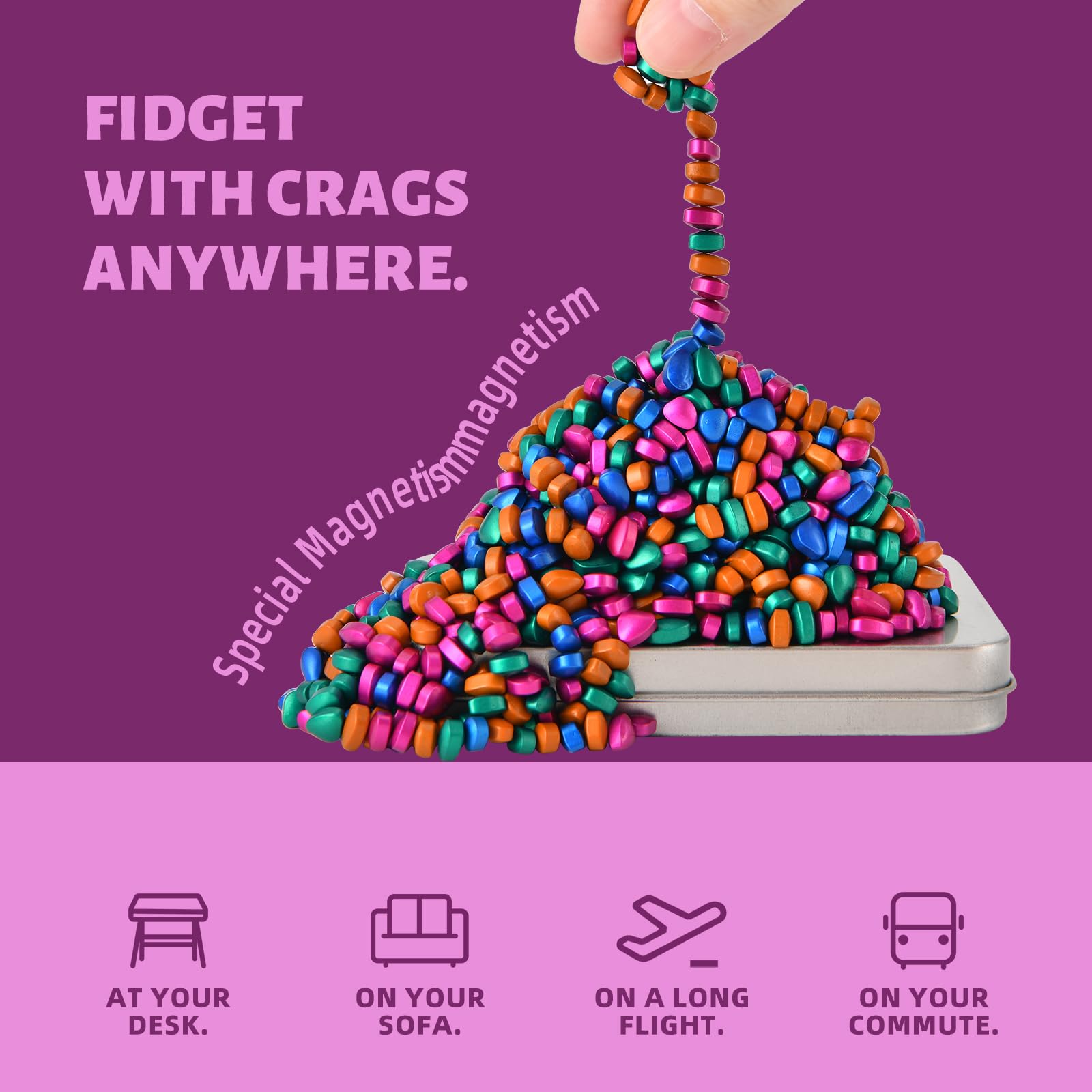 LCVUUK Magnetic Putty Stones are suitable for ages 14 and up.