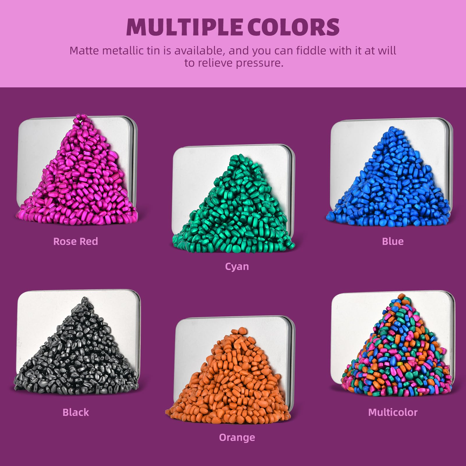 LCVUUK Magnetic Putty Stones offer vibrant colors and gentle magnetic action.