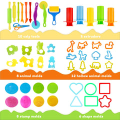 LCY WEDSHI animal molds add fun characters to dough ideas