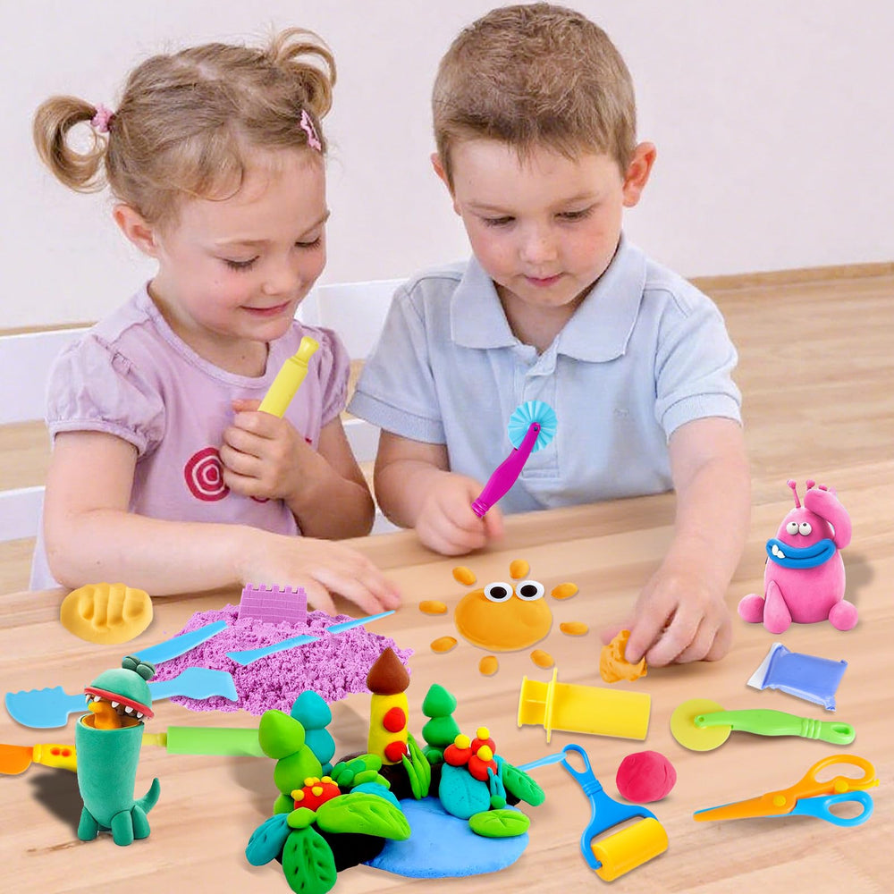 LCY WEDSHI 24-hour air dry clay hardens naturally for finished projects.