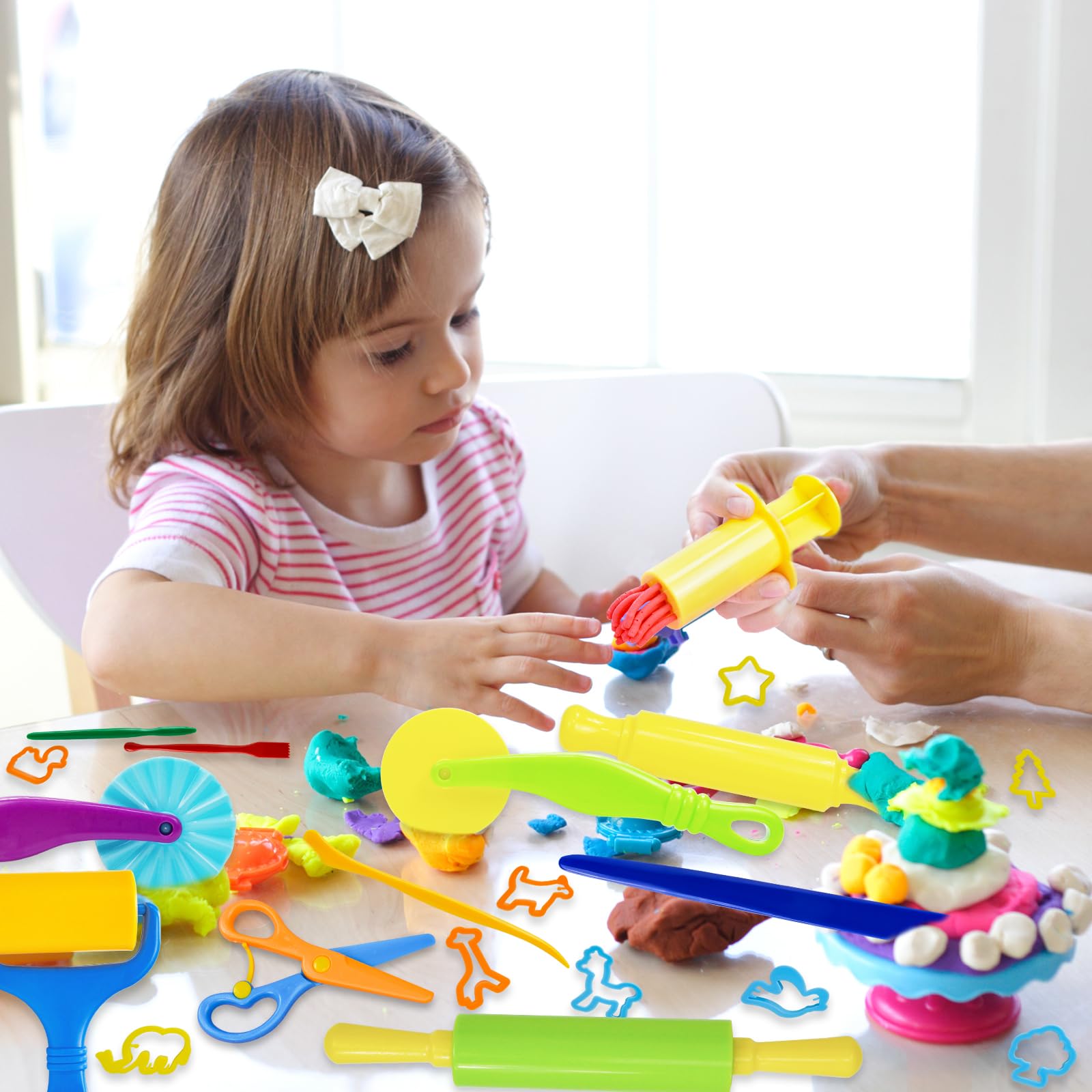 LCY WEDSHI animal molds for creative dough shaping and storytelling play