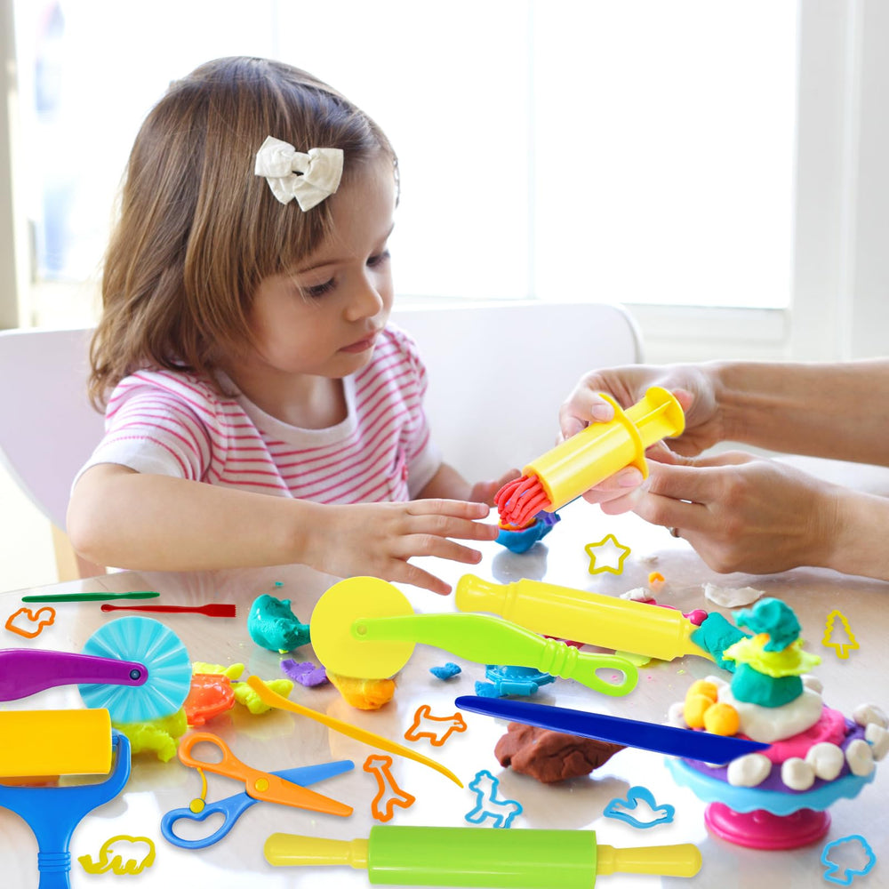 LCY WEDSHI animal molds for creative dough shaping and storytelling play