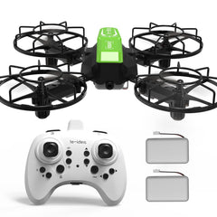LE-IDEA assembled drone front view with guards ideal for safe beginner flights
