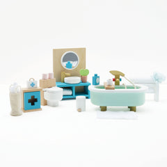 Le Toy Van Daisylane bathroom shower unit enhances miniature home routines